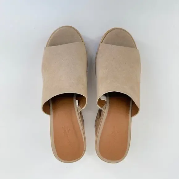 Universal Thread Sandals Cork Lug Platform Block Heel Size 9 Y2K Retro Boho 90s - Picture 5 of 11